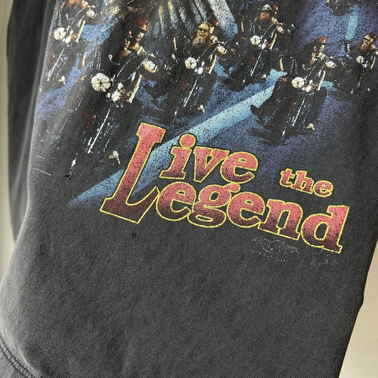 VINTAGE 90s | Harley Davidson Live The Legend Biker T-Shirt sz M/L