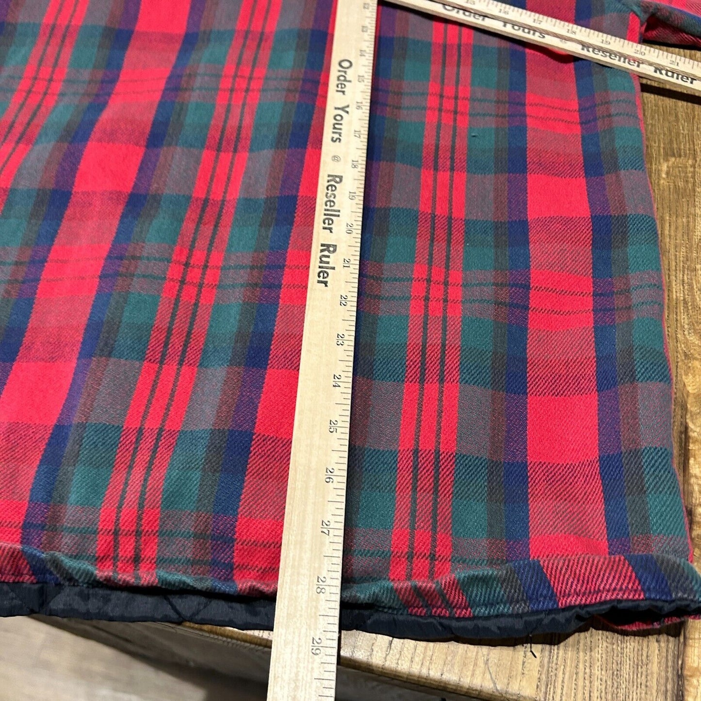 VINTAGE 80s | Work Sport Faded Flannel Lined Button Down Shirt sz M Adult