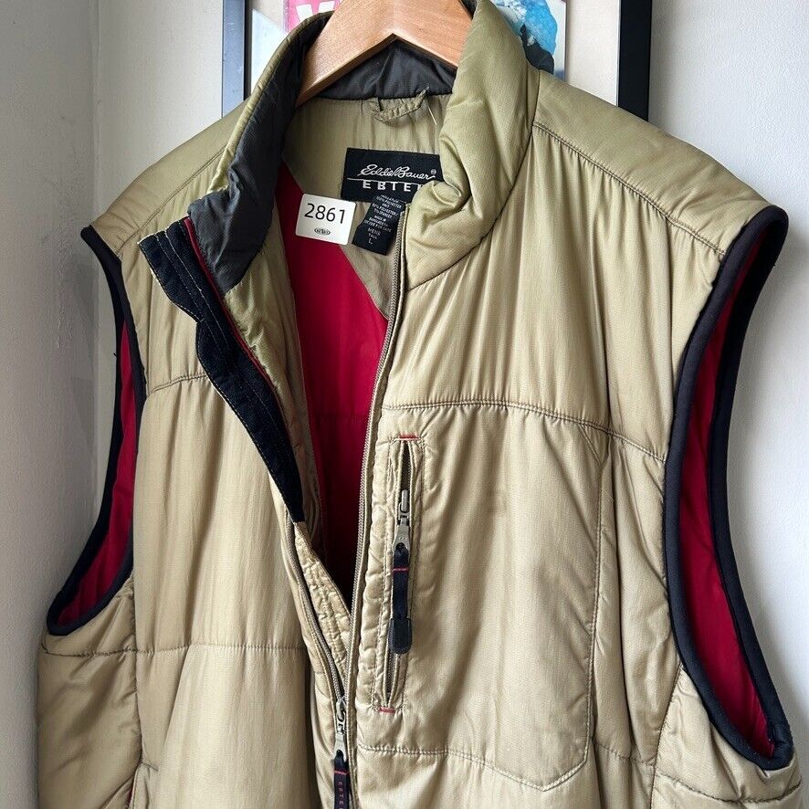VINTAGE 90s | Eddie Bauer EBTEK Technical Down Vest Jacket sz L