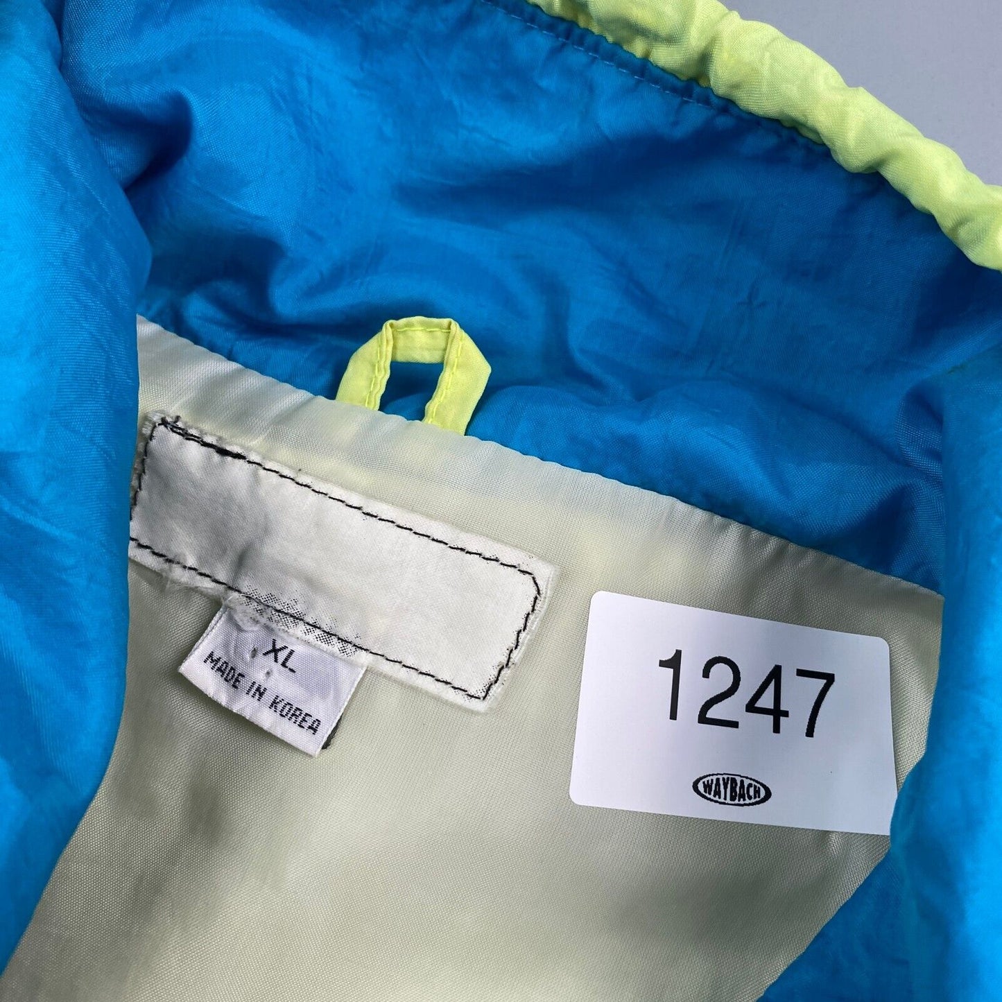 VINTAGE 80s VOIT Tennis Retro Windbreaker Jacket sz XL Adult