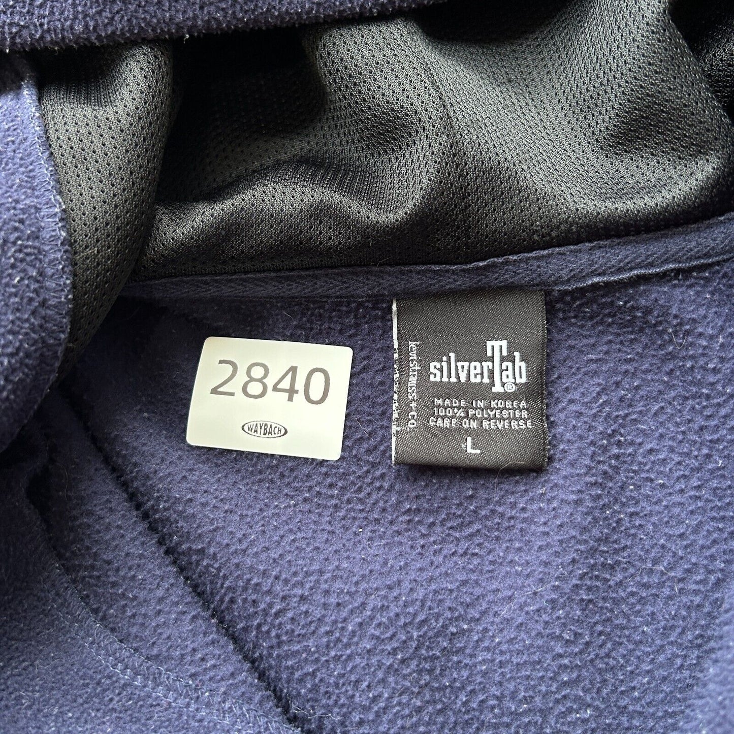 VINTAGE | Levis SilverTab 1/4 Zip Fleece Hoodie Sweater sz S-M