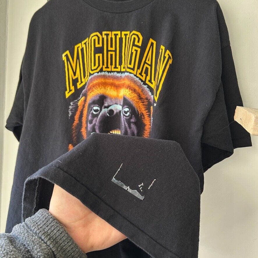 VINTAGE 90s | Michigan Wolverines Salem Sportswear T-Shirt sz XL
