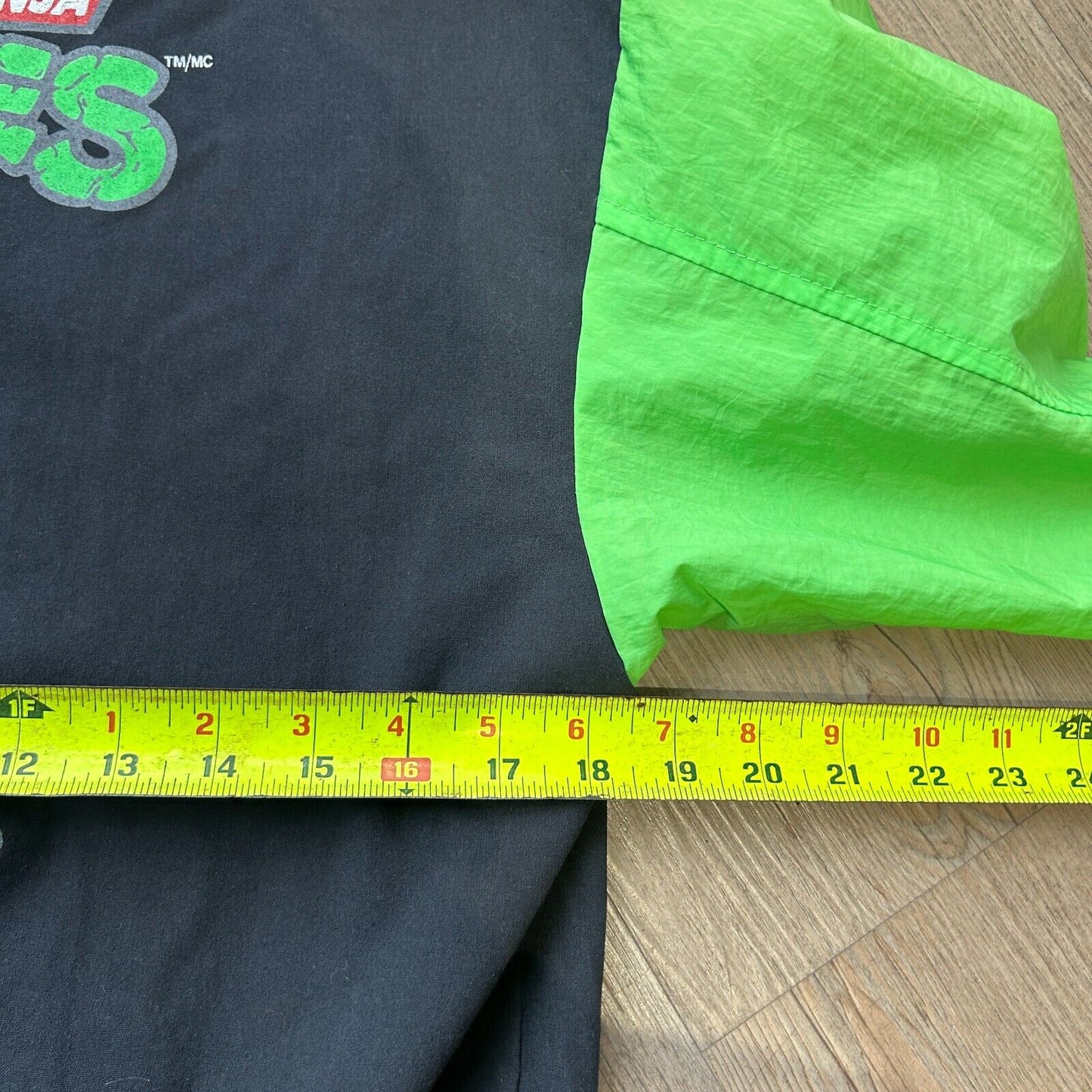 VINTAGE 90s | Teenage Mutant Ninja Turtles Button Snap Bomber Jacket sz XS Adult