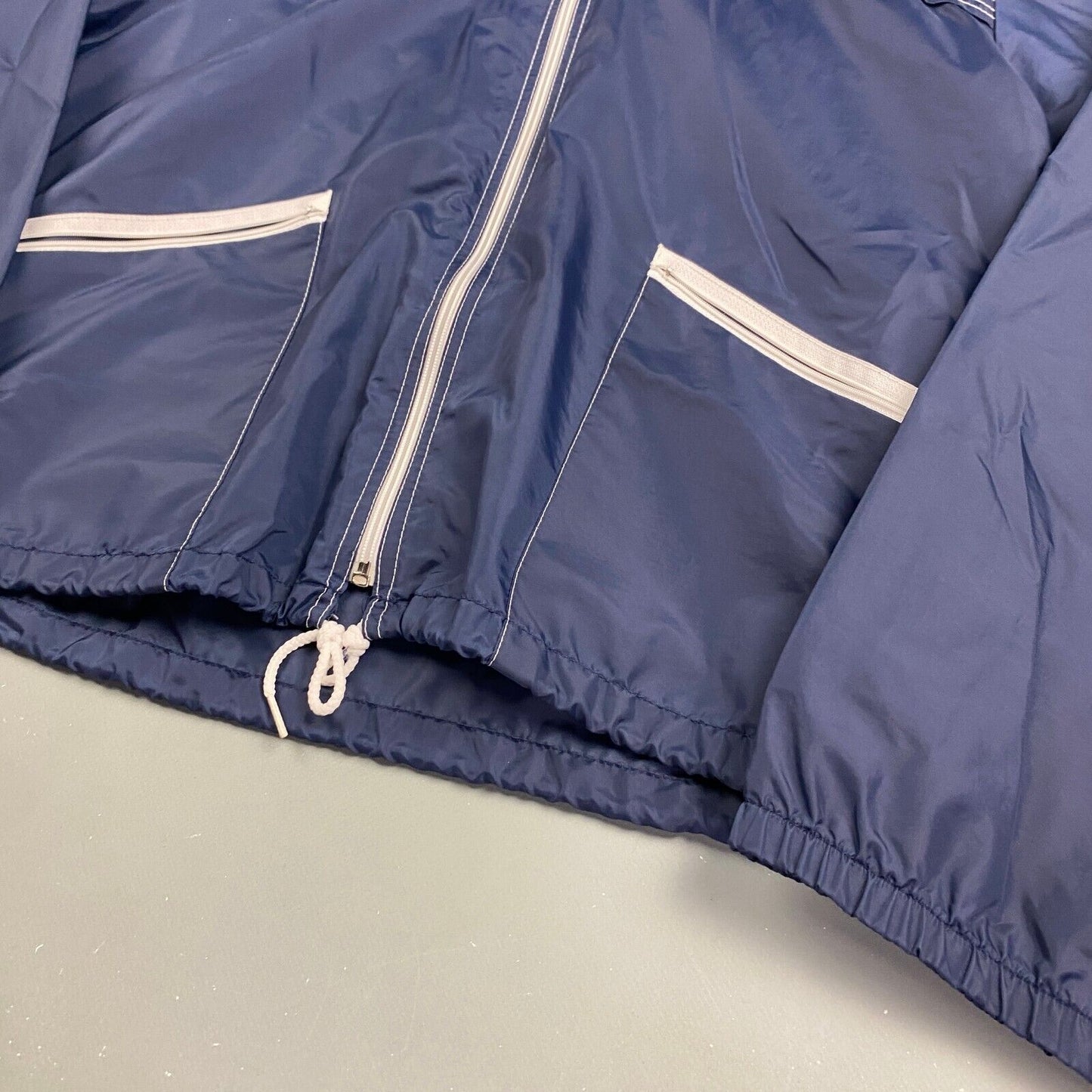 VINTAGE 90s ORVIS Navy Light Windbreaker Jacket sz Medium Men Adult