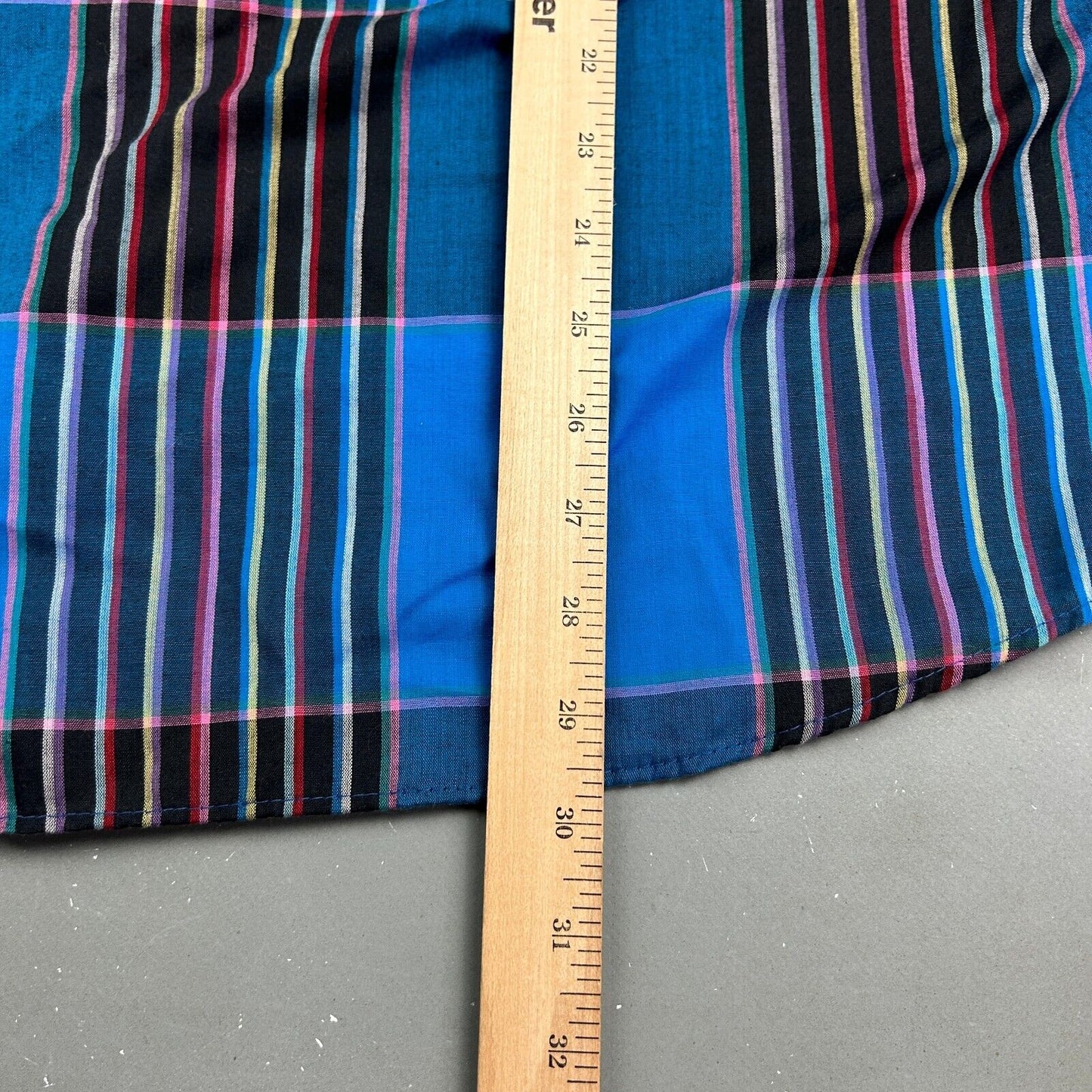 VINTAGE 80s Bon Homme NY Striped Button Up Shirt sz Large Adult