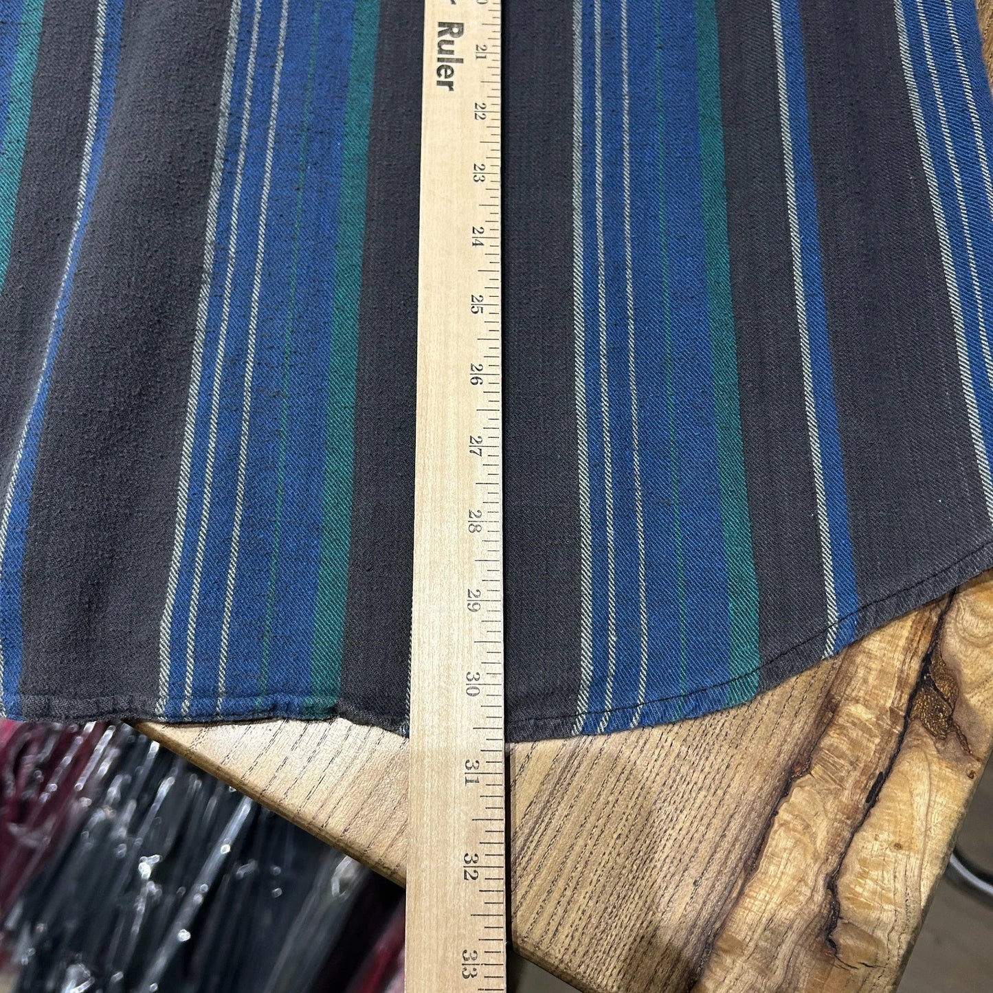 VINTAGE | Rugged Country Cotton YarnDyed Flannel Button Down Shirt sz L