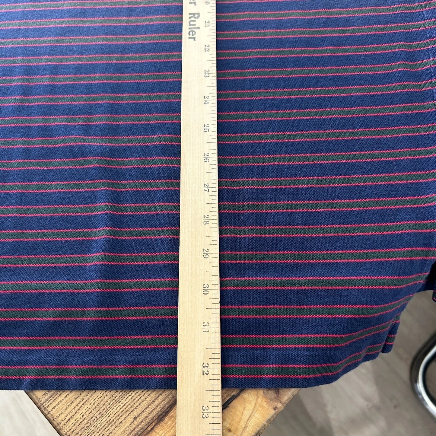 POLO GOLF | Ralph Lauren Striped Embroidered Horse Vintage Polo Shirt sz L