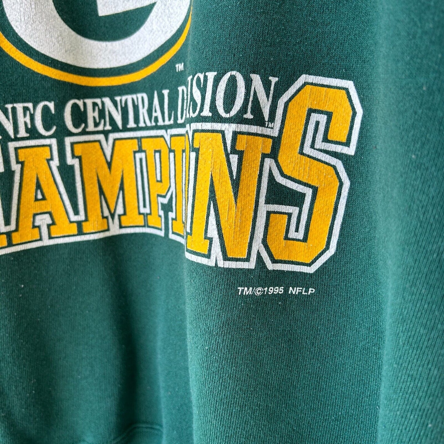 VINTAGE 90s | Green Bay Packers Champions Crewneck Sweater sz XL Adult