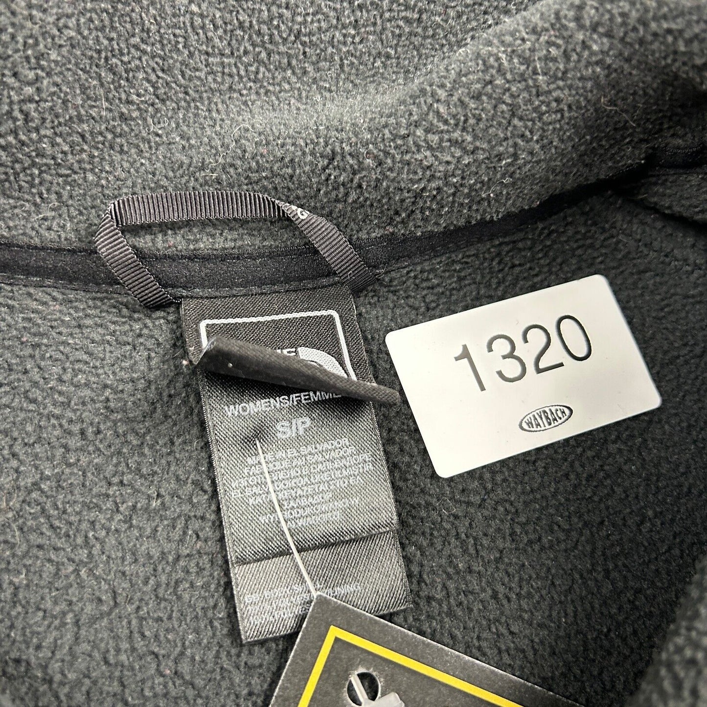 VINTAGE The North Face Black Tech Fleece Sweater sz Small Womens Adult