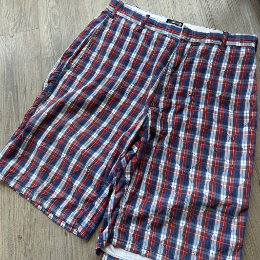 VINTAGE | Stussy Madras Plaid Shorts sz W30