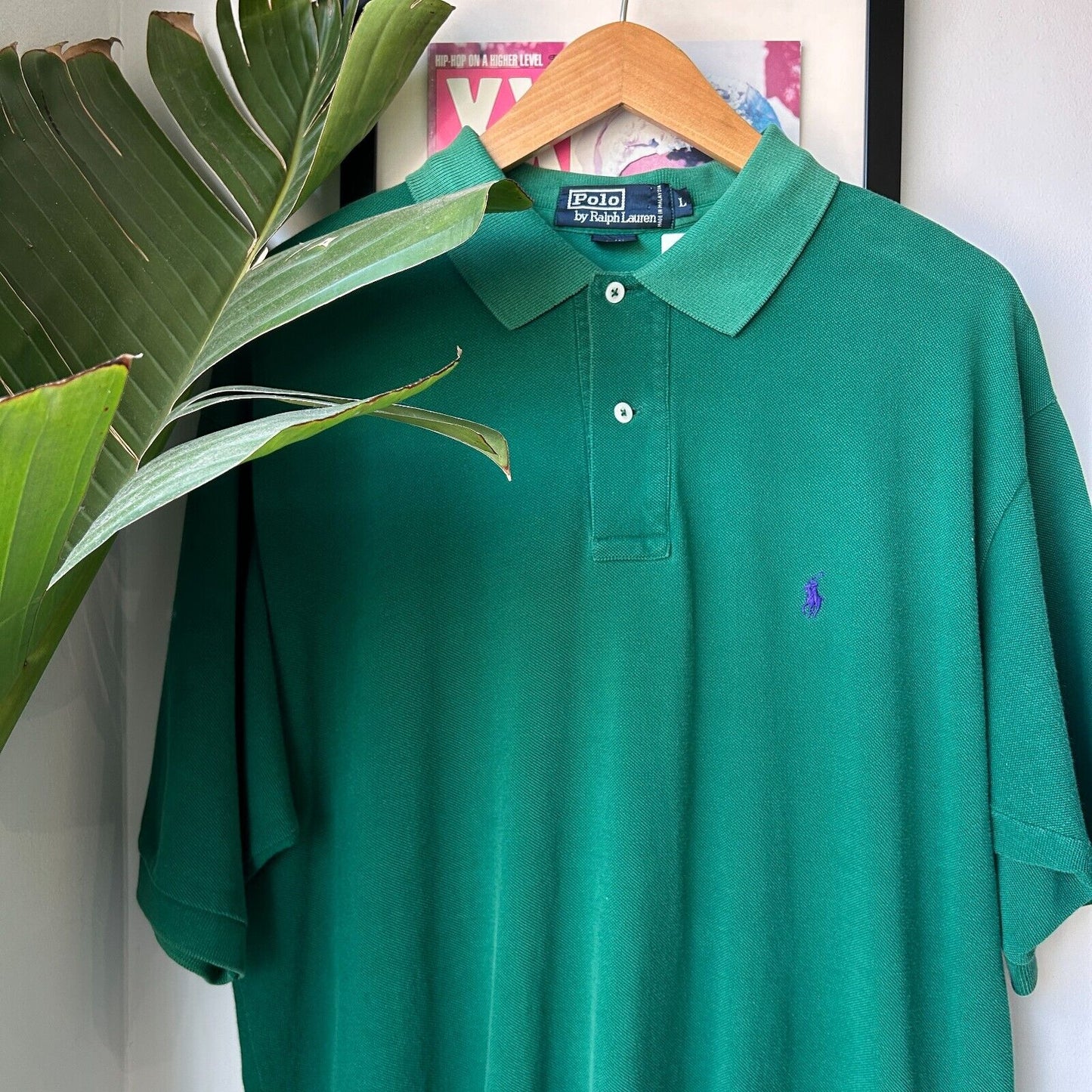 VINTAGE | Ralph Lauren Sm Pony Polo Shirt sz L Adult
