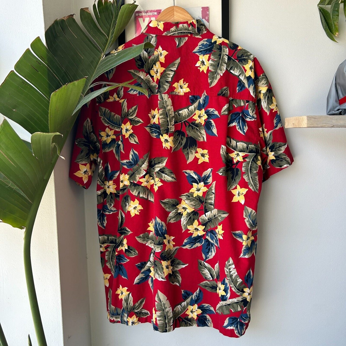 VINTAGE | Chaps RL Hawaiian Short Sleeve Button Down Shirt sz L-XL