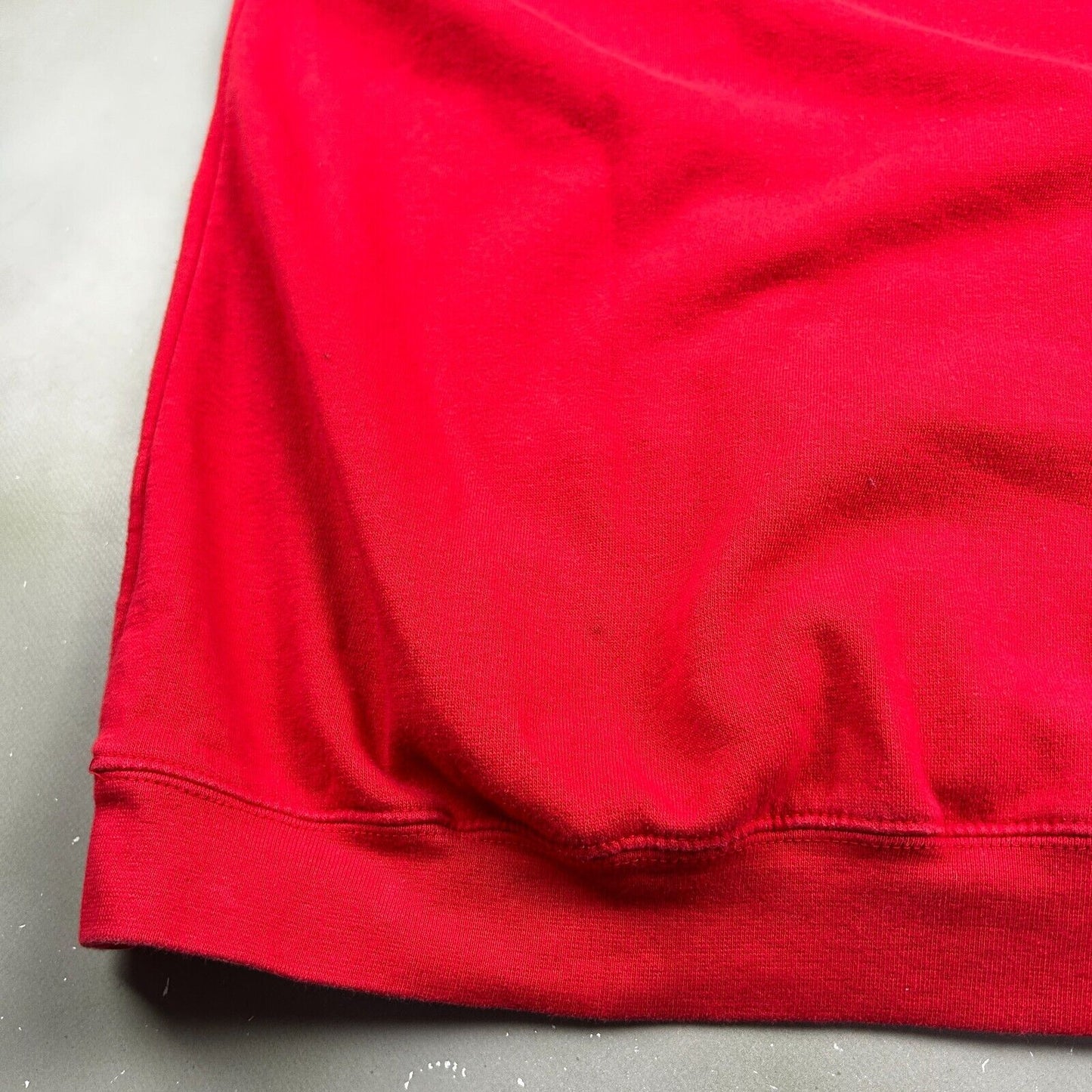 VINTAGE | NIKE Mid Swoosh Football Red Hoodie Sweater sz XL Adult