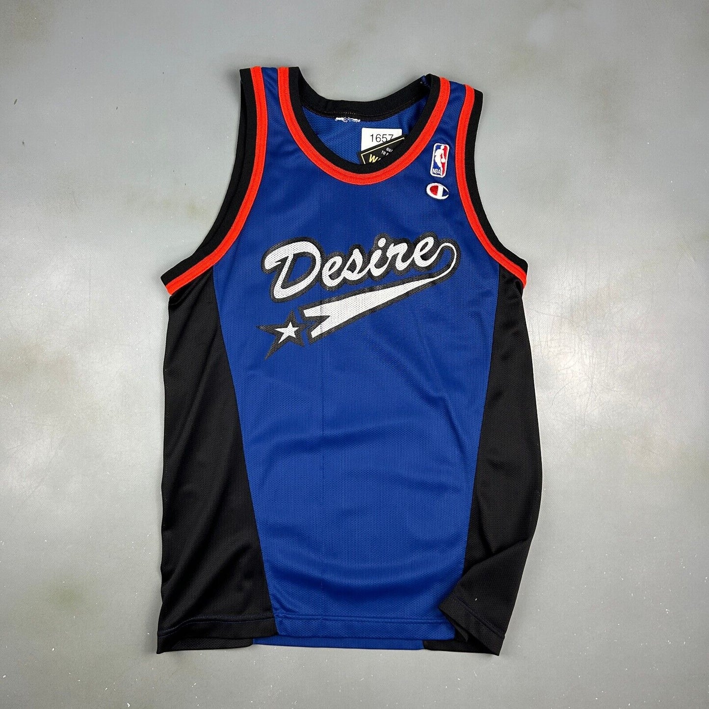 VINTAGE 90s | DESIRE Champion Basketball Jersey sz S-M Adult