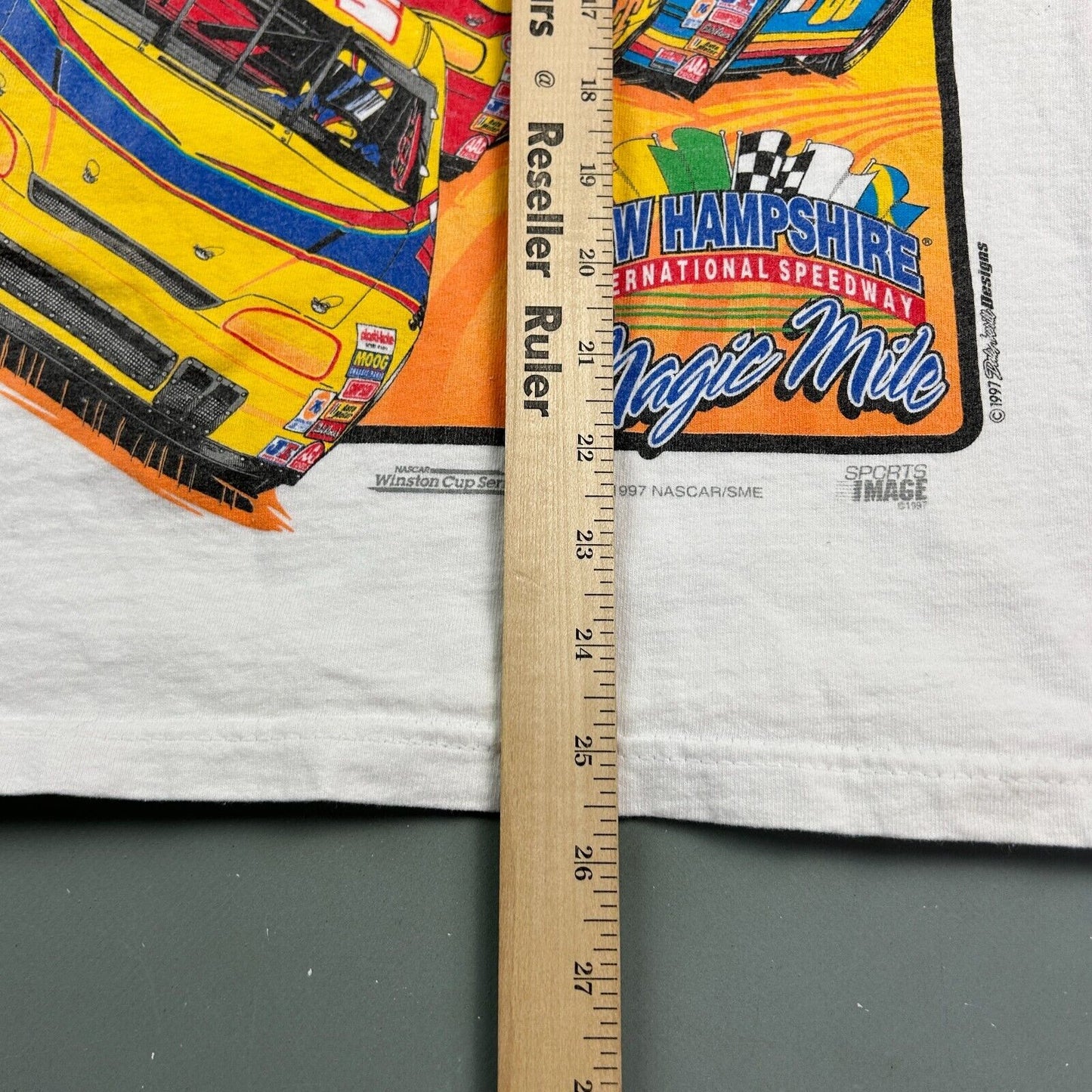 VINTAGE 90s | Jiffy Lube 300 Racing Sleeveless Tank T-Shirt sz M Adult