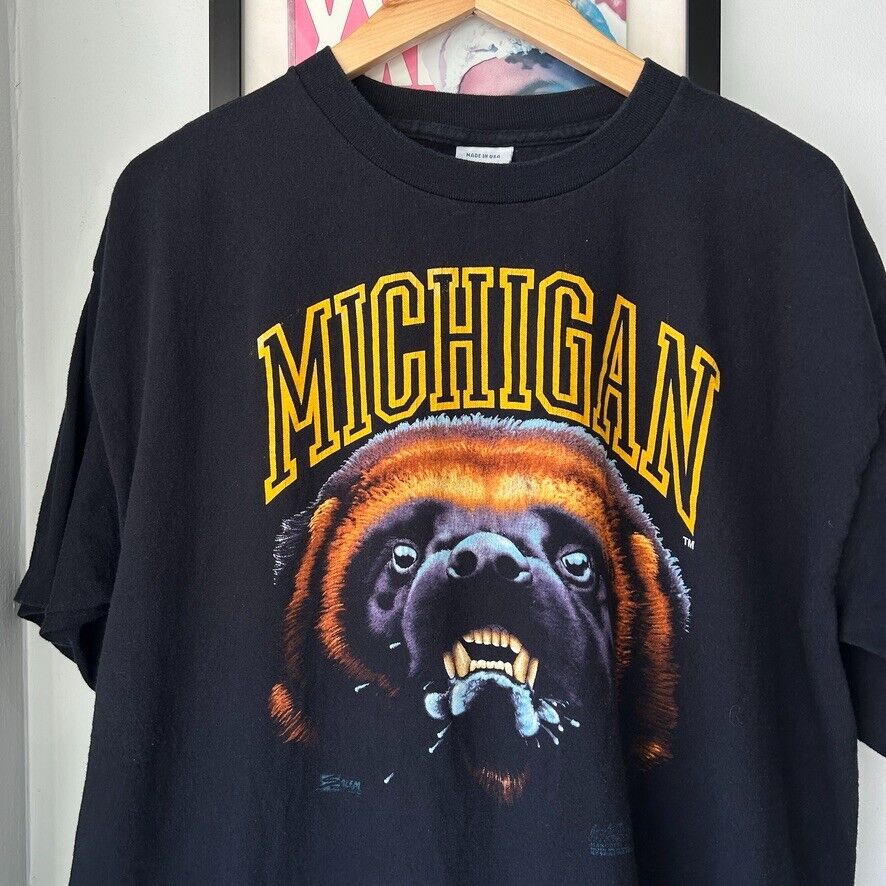 VINTAGE 90s | Michigan Wolverines Salem Sportswear T-Shirt sz XL