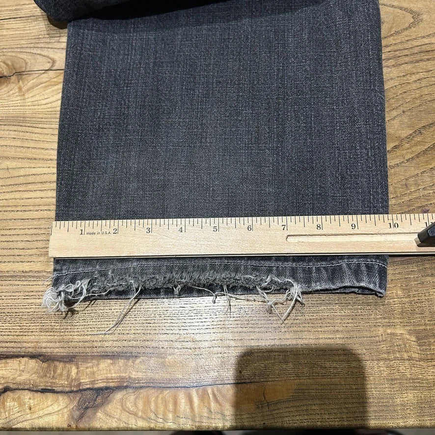 VINTAGE | Exhaust Faded Thrahed Black Baggy Denim Pants sz W34 L30