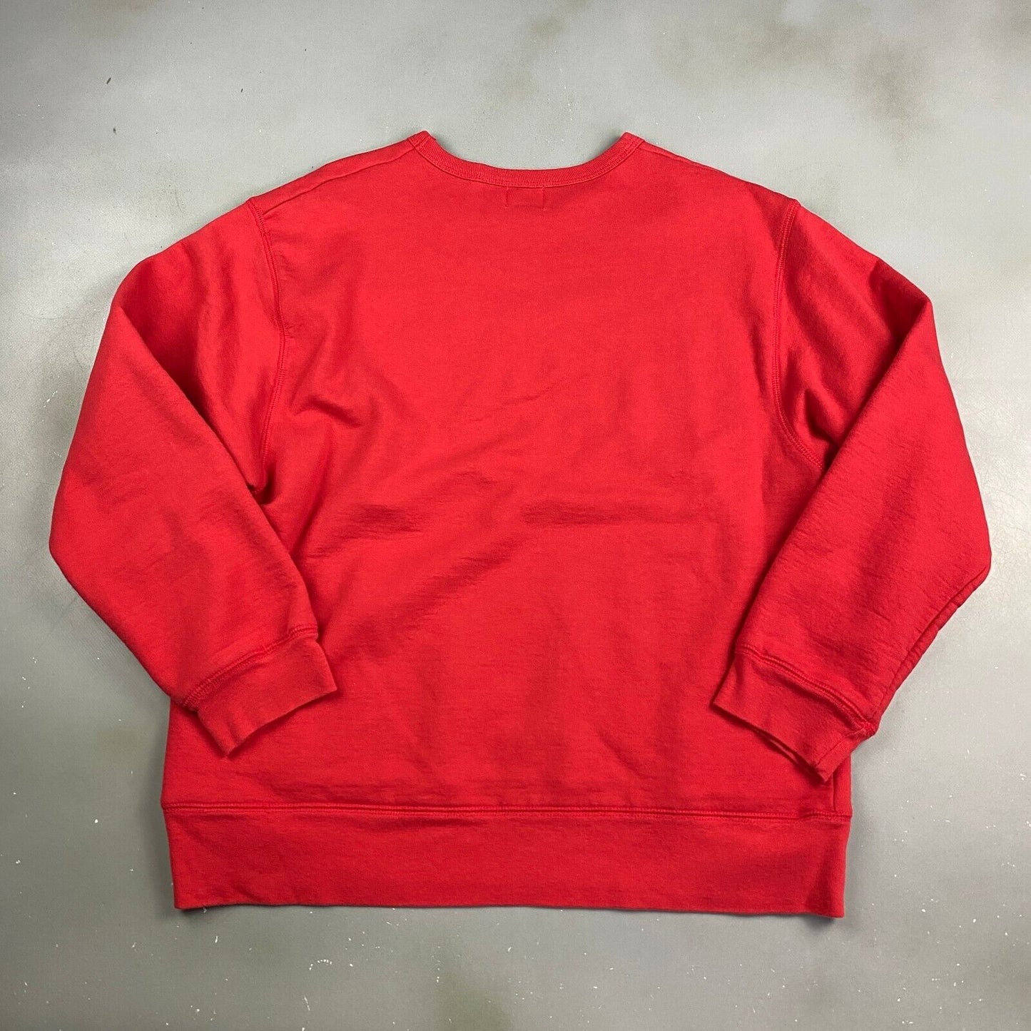 VINTAGE Calvin Klein Jeans Embossed Logo Red Sweater sz Large Womens