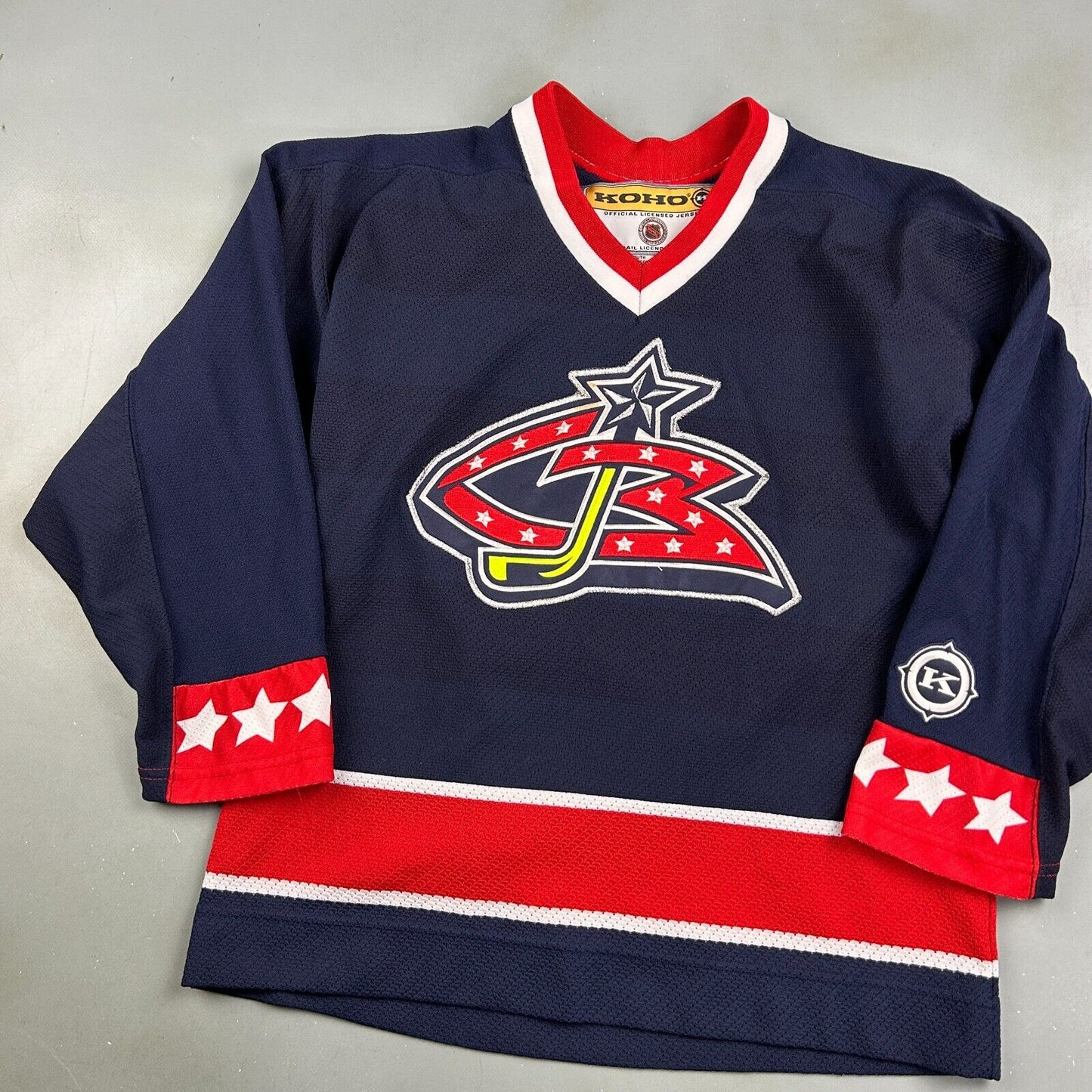 VINTAGE | Columbus Blue Jackets Koho Hockey Jersey sz XS Adult / XL Youth