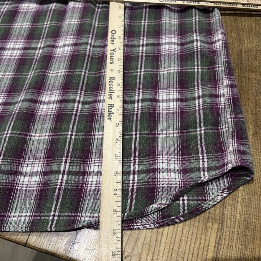 VINTAGE | Cottage Essentials Plaid Button Down Shirt sz M