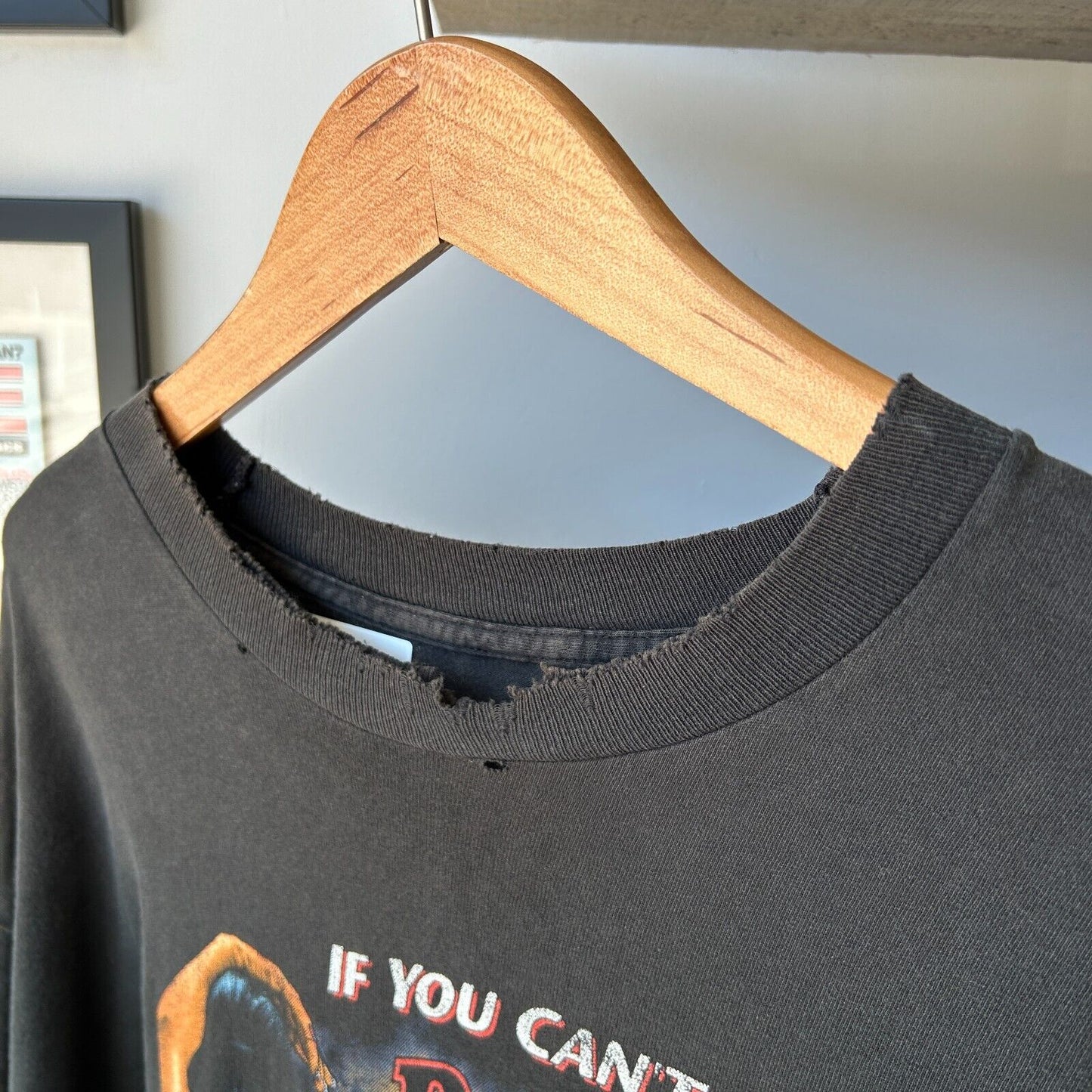 VINTAGE 90s | If You Cant Race It Or Take It To Bed Faded Car T-Shirt sz XL