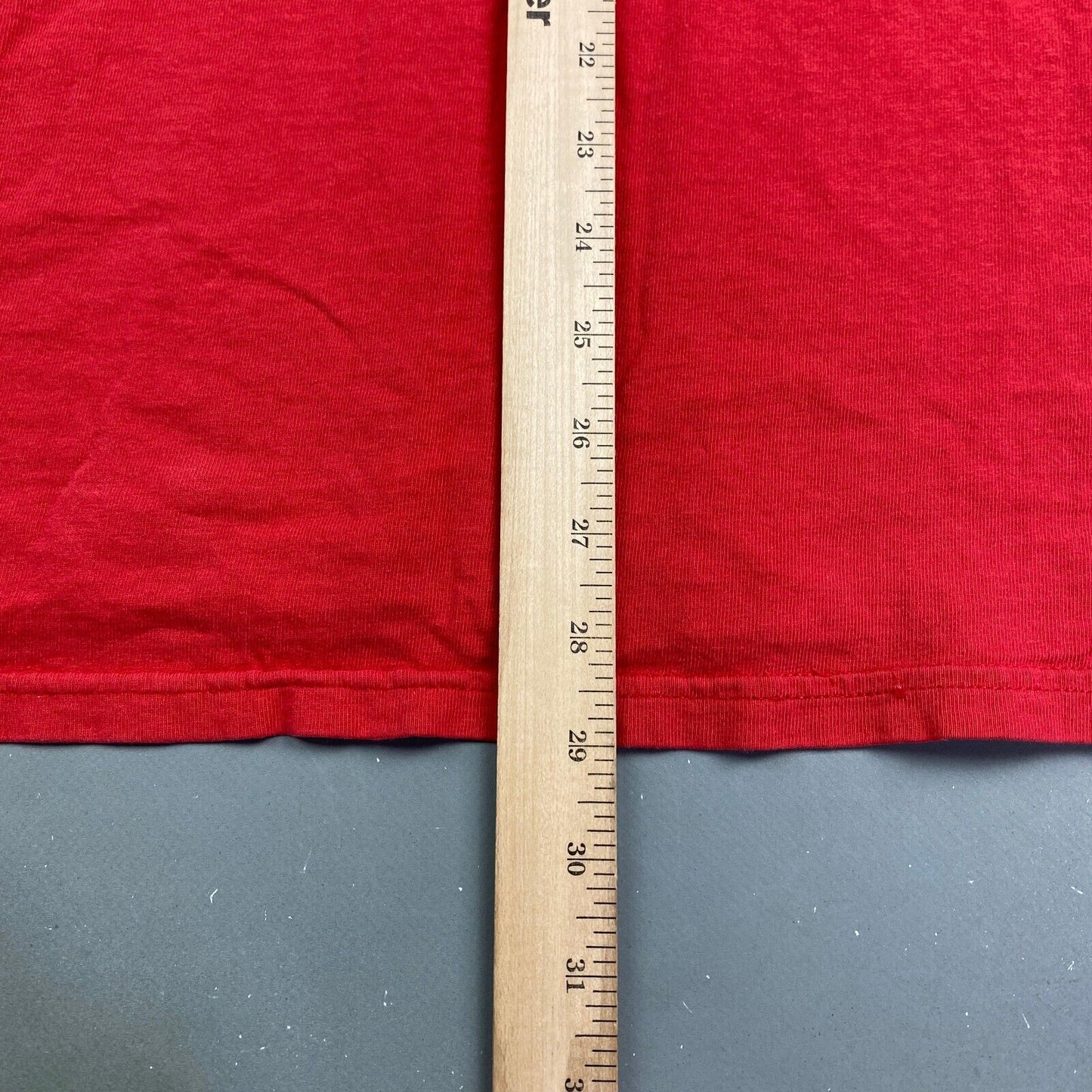 VINTAGE MLB Chicago Cubs Baseball Graphic Red T-Shirt sz Large Adult