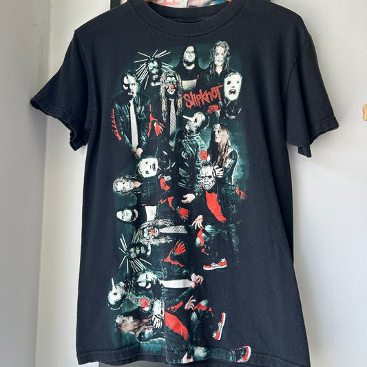 VINTAGE Y2K | Slipknot Heavy Metal Band T-Shirt sz S