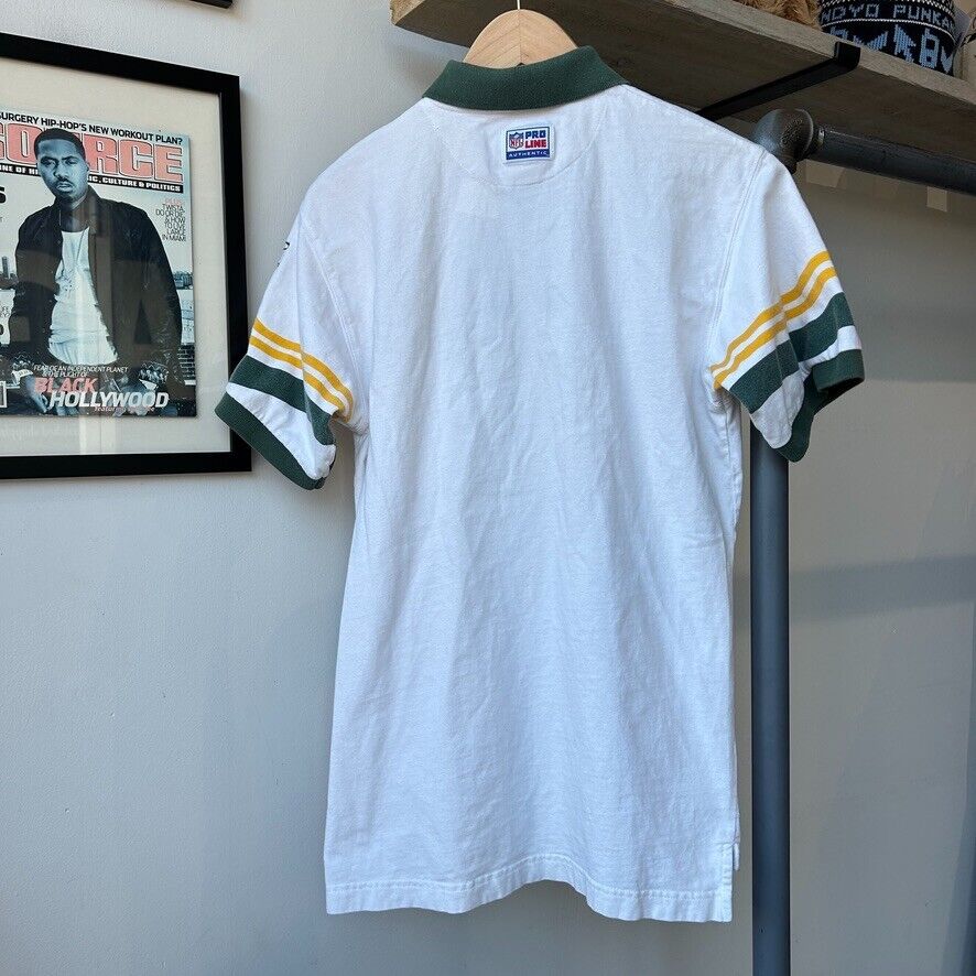 VINTAGE 90s | Green Bay Packers Logo Athletic Pro Line Polo Shirt sz M
