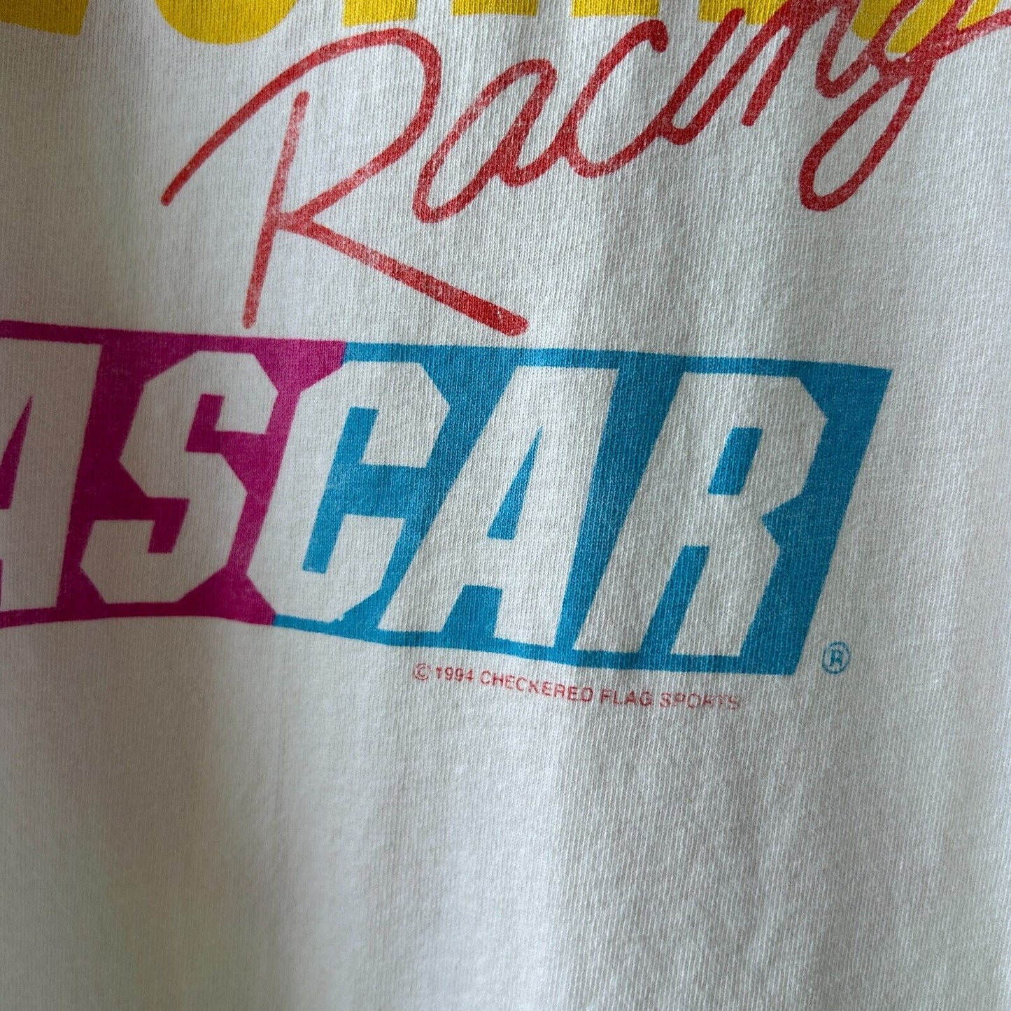 VINTAGE 90s | Texaco Big Logo Nascar Racing T-Shirt sz L