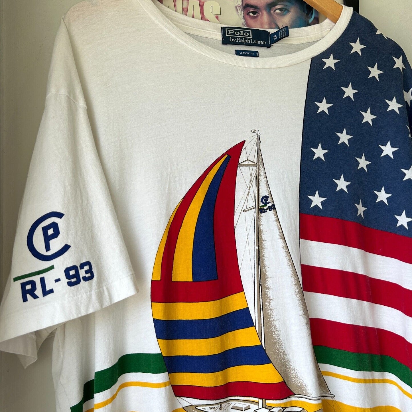 CP-93 Ralph Lauren Sailing Limited Regatta T-Shirt sz XL
