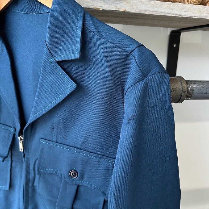 VINTAGE 70s 80s | Aero Mode Full Zip Work Jacket sz S