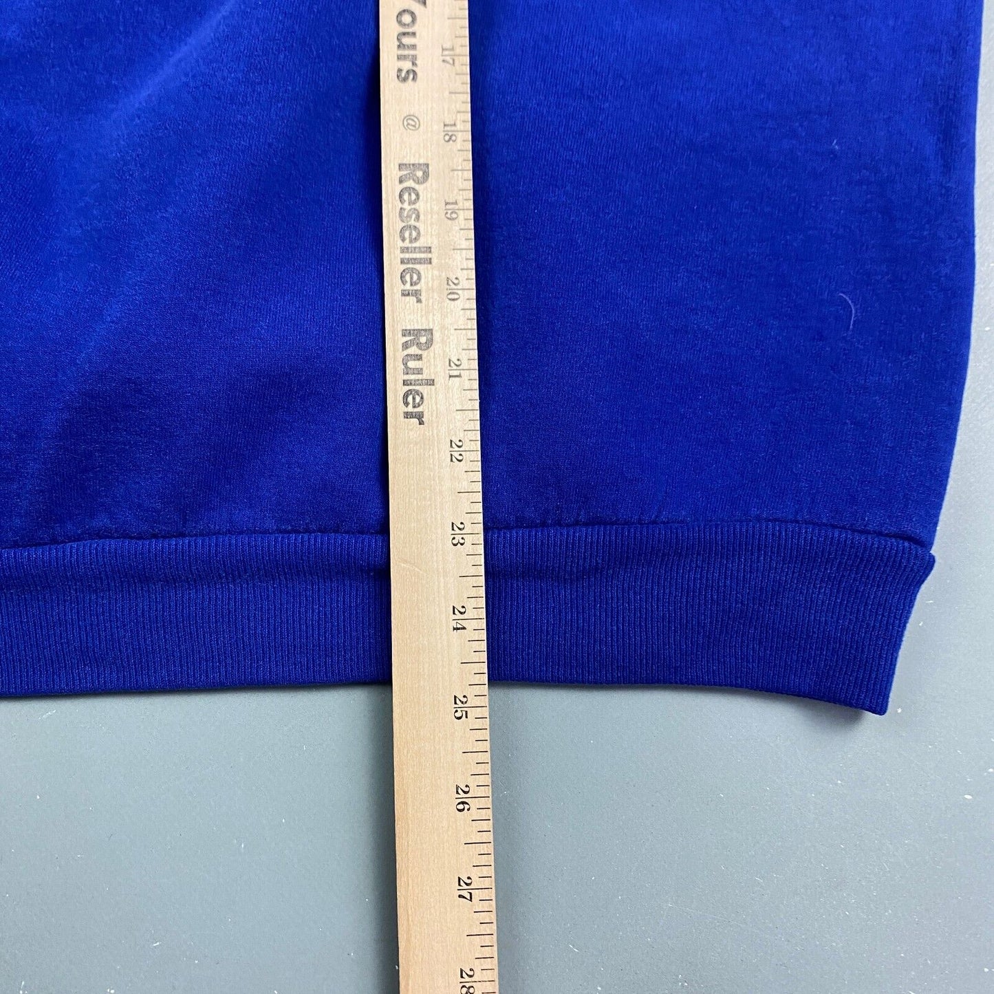 VINTAGE Blank Blue Jerzees Crewneck Sweater sz XL Men Adult