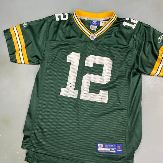 VINTAGE Green Bay Packers #12 Rodgers Football Jersey sz 40 Medium Men Adult