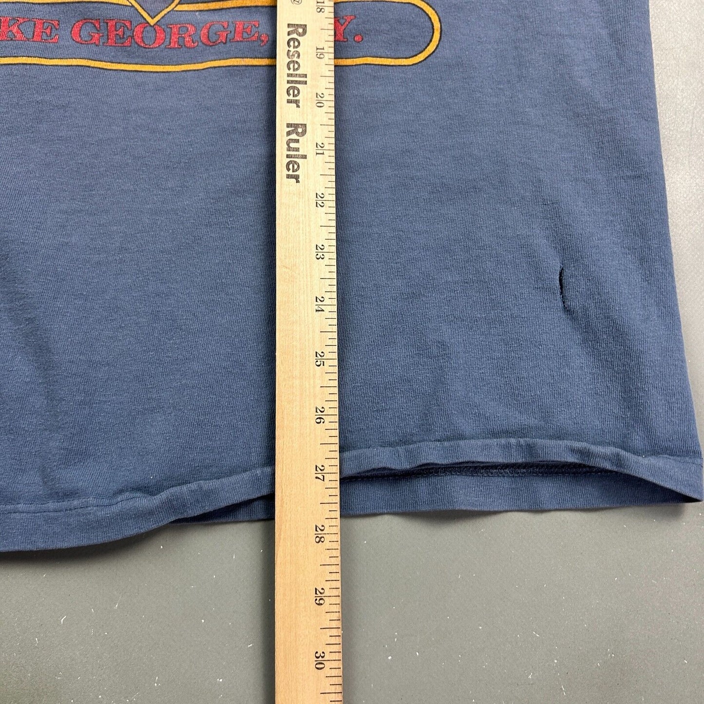 VINTAGE 90s | Americade Motorcycle Rally NY Biker T-Shirt sz L Adult