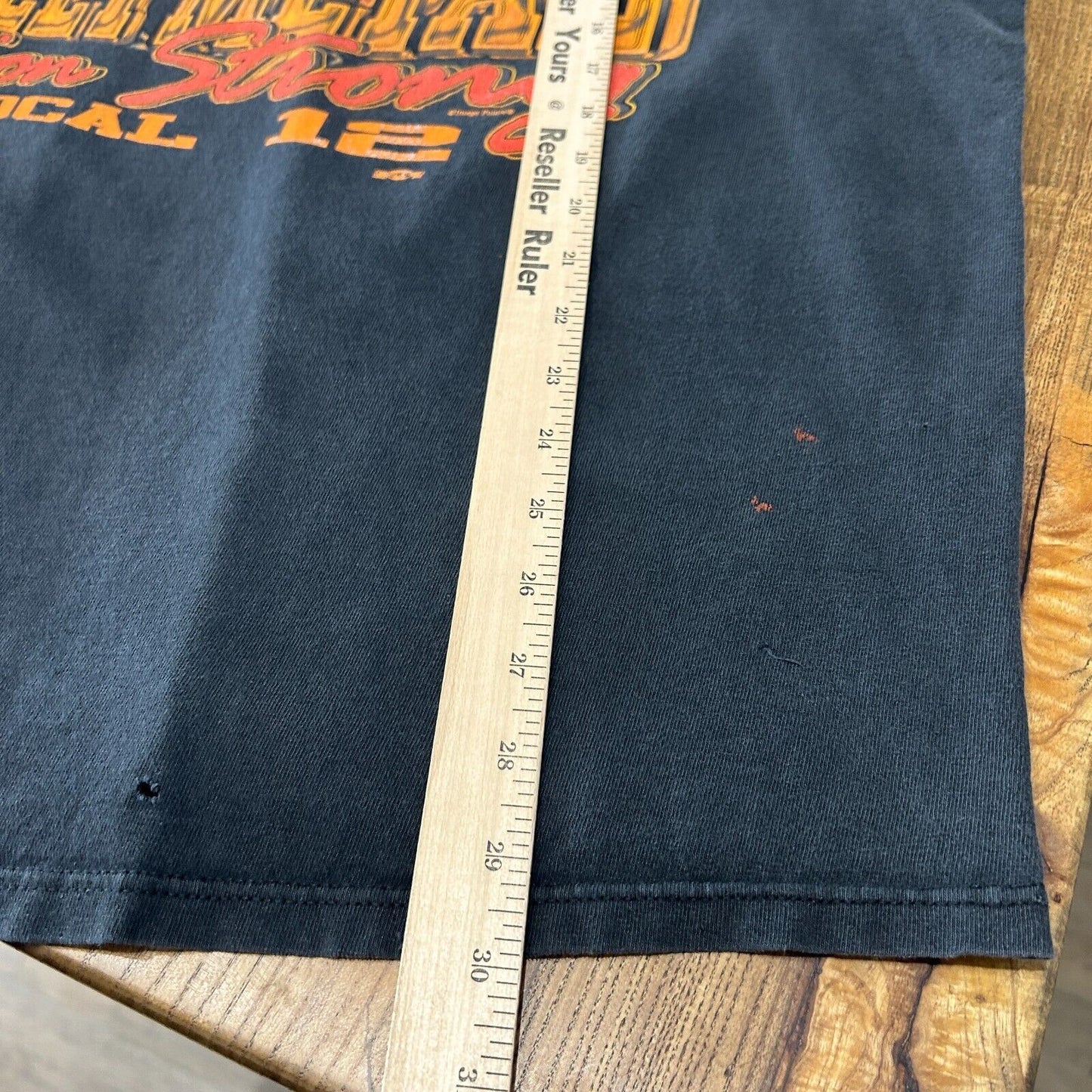 VINTAGE | Sheet Metal Workers Intl Faded Thrashed T-Shirt sz XL