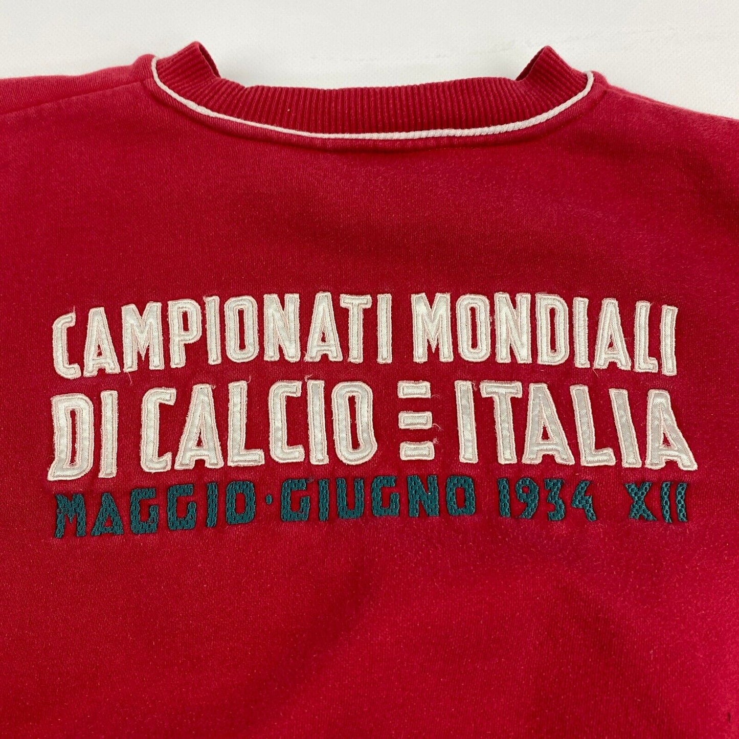 Vintage 80s ADIDAS Campionato Mondiale Di Calcio Italia World Cup Crewneck sz M