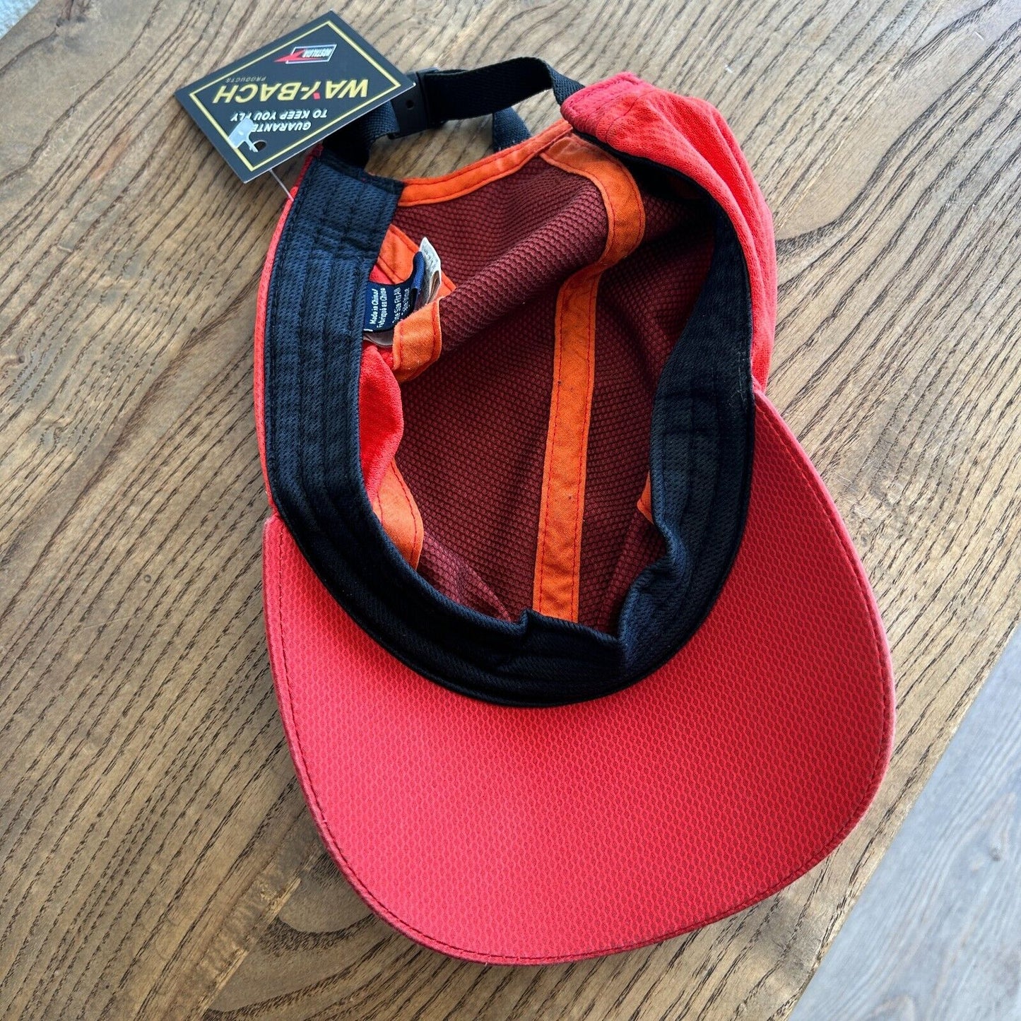 VINTAGE | ARC'TERYX 4 Panel Red Mesh Cycling Cap HAT One Size Adult