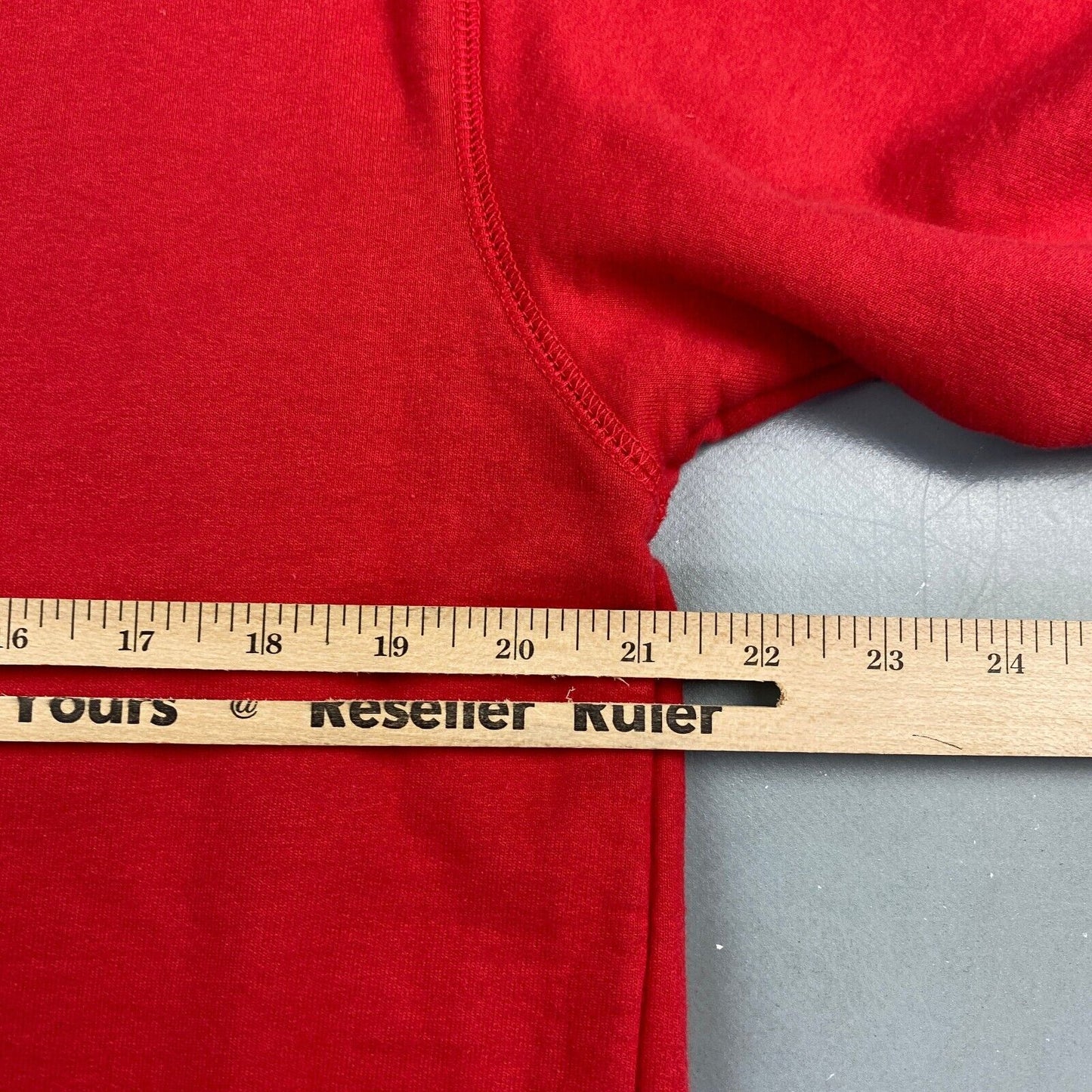 VINTAGE Calvin Klein Jeans Embossed Logo Red Sweater sz Large Womens