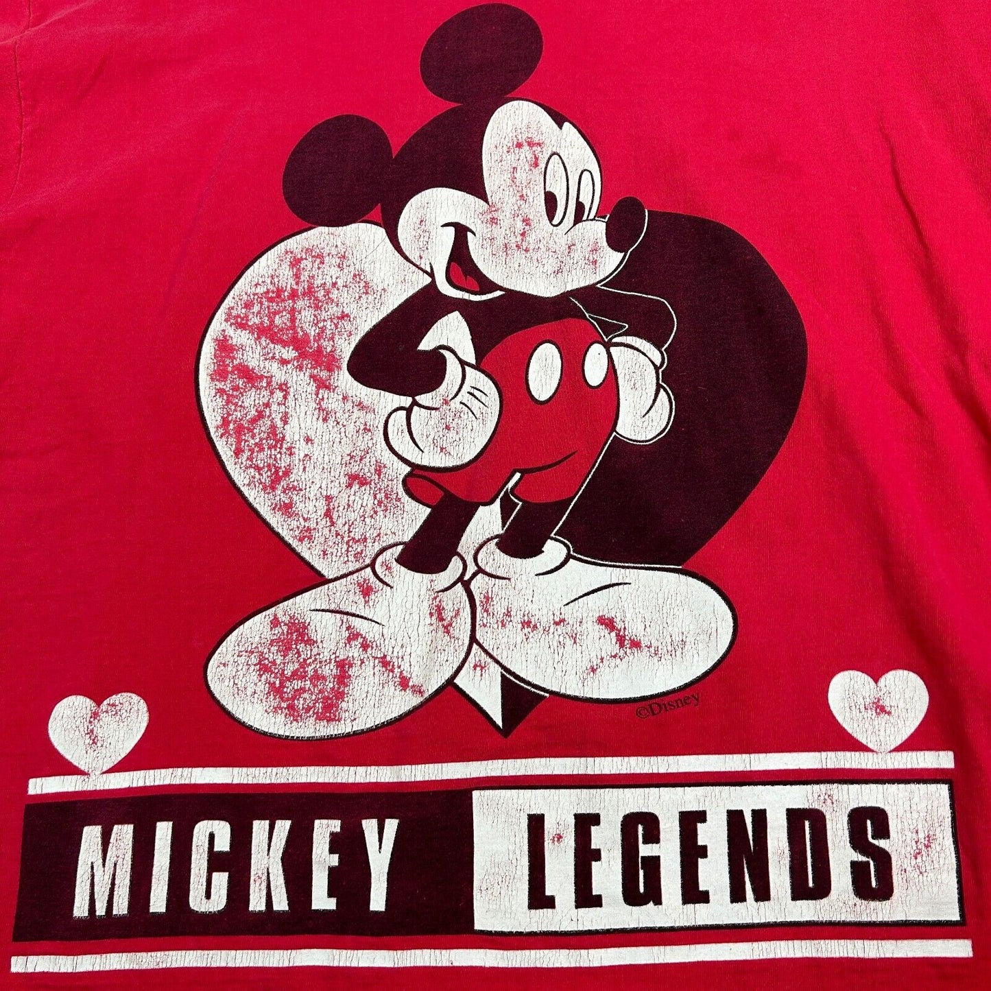 VINTAGE 90s | Mickey Legends Big Cartoon T-Shirt sz XL Men Adult
