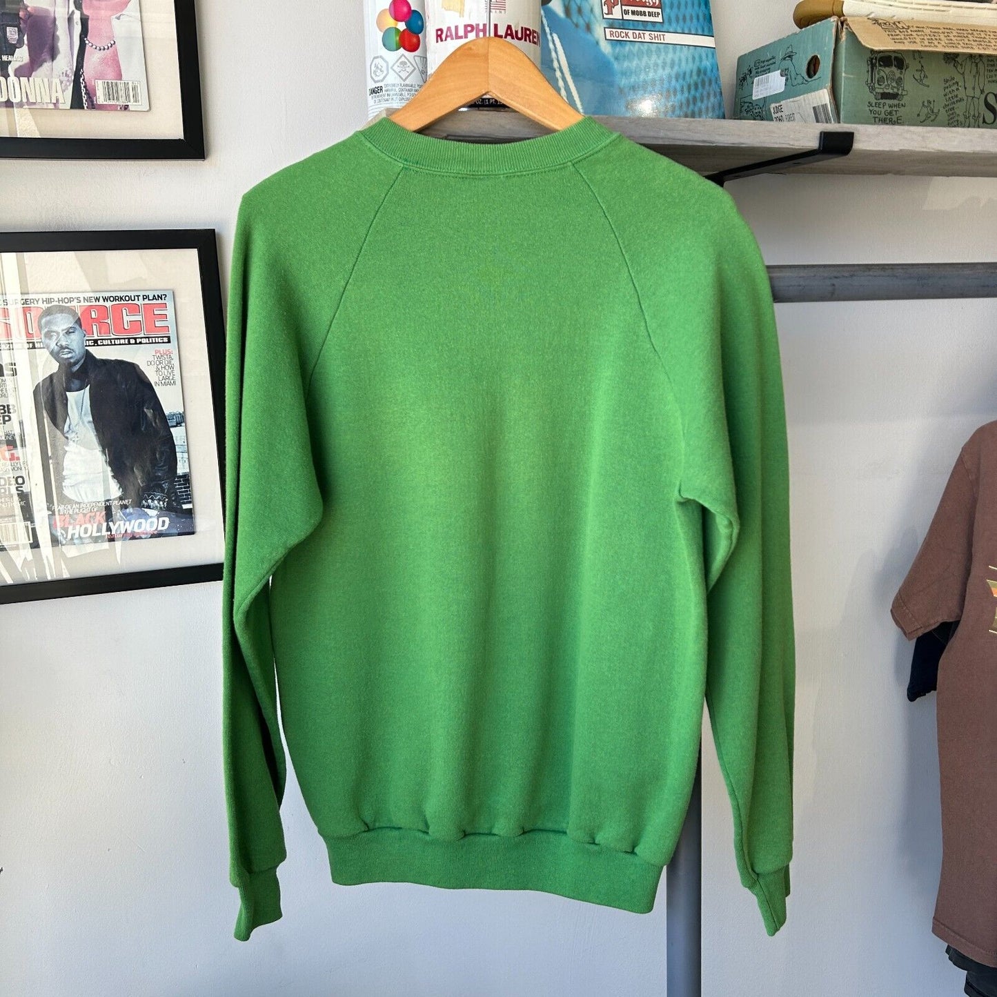VINTAGE 80s | From The Old School Crewneck Sweater sz M Adult
