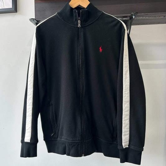 VINTAGE | POLO Ralph Lauren Sm Pony Mafia Zip Up Track Sweater sz L