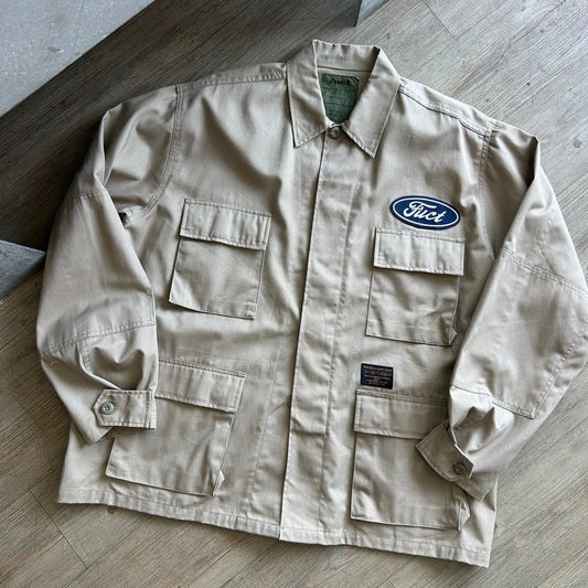 VINTAGE | America Is FUCT BDU Rothco Military Combat Jacket sz L