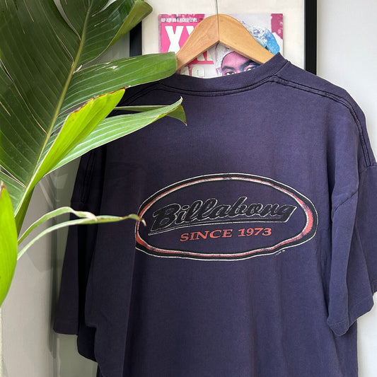 VINTAGE 1996 | Billabong Surfing Faded Logo T-Shirt sz XL Adult