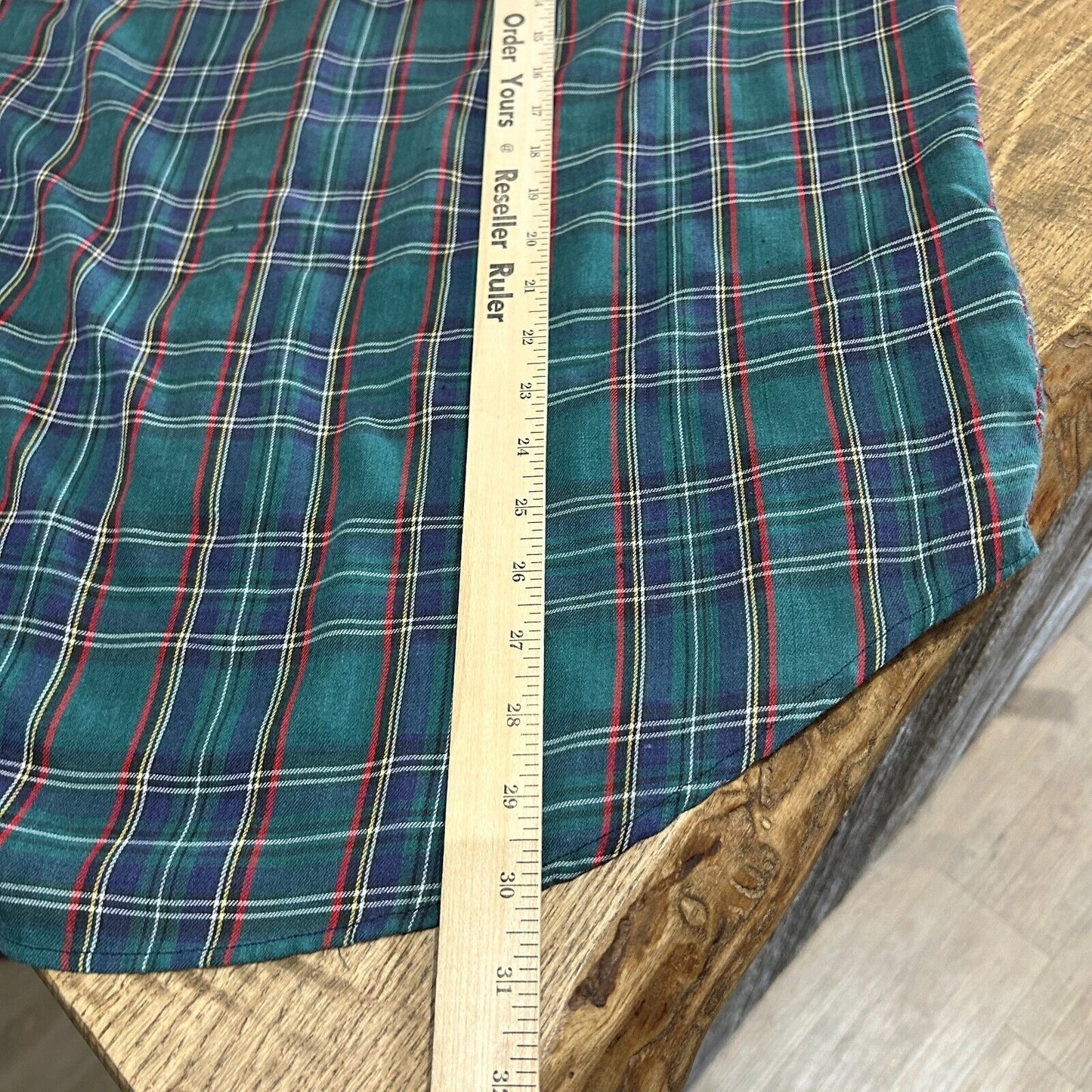 VINTAGE 90s | Ralph Lauren Polo Golf Plaid Button Down Shirt sz L