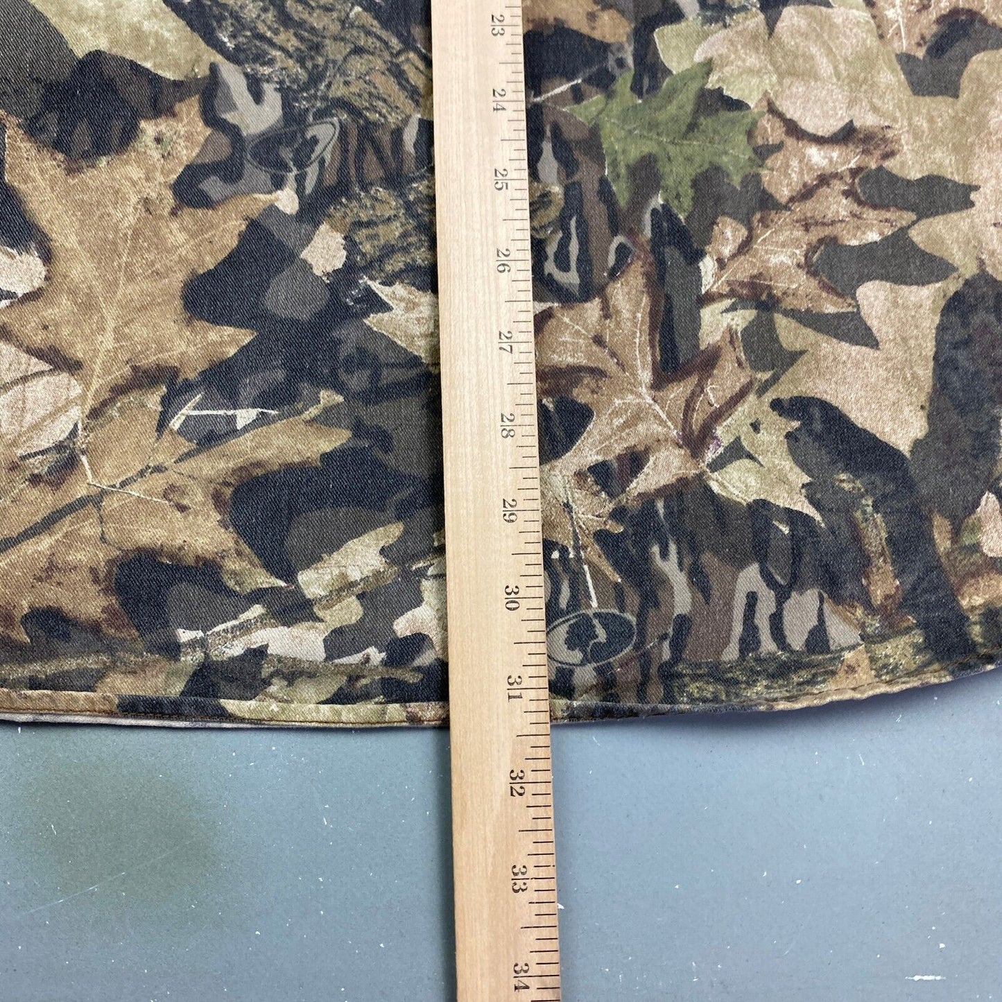 VINTAGE 90s Jerzees Mossey Oak Tree Camo Button Up Shirt sz Large Adult