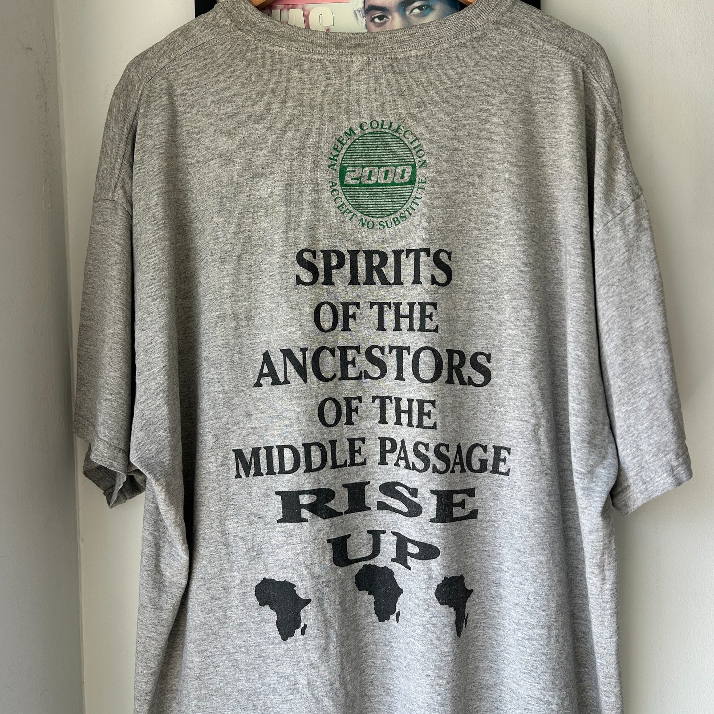 VINTAGE | The African Holocaust Never Again T-Shirt sz 2XL
