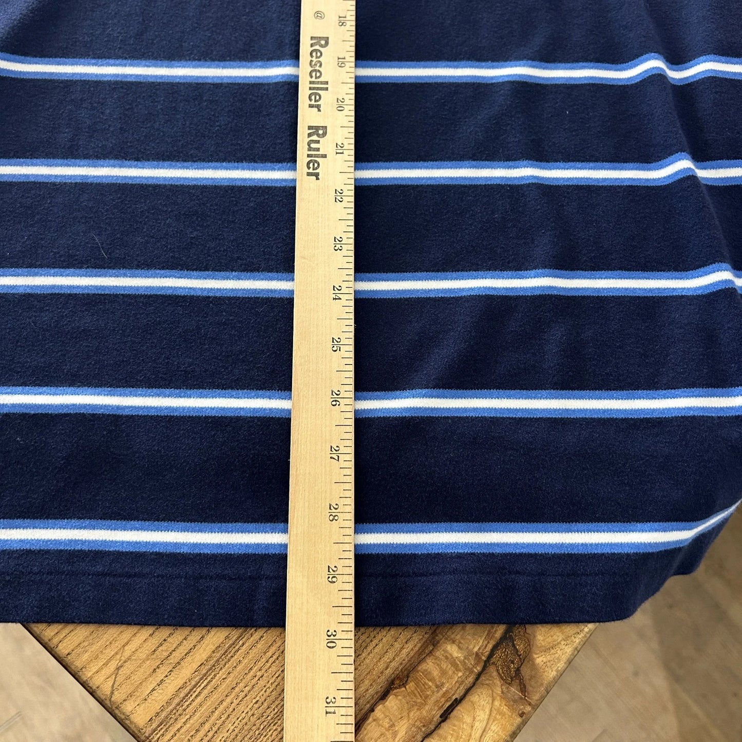 VINTAGE Y2k | Ralph Lauren Sm Pony Tonal Blue Striped Polo Shirt sz XL