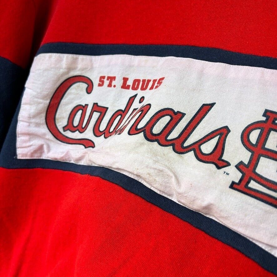 VINTAGE 90s | St Louis Cardinals Baseball Crew Sweater sz XL