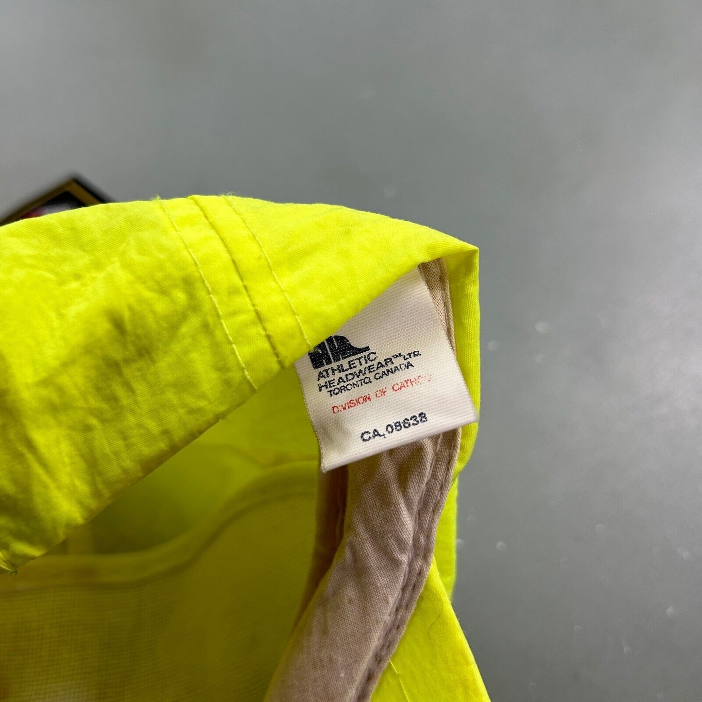 VINTAGE 90s | Donuts Now Yellow Nylon Snapback Hat One Size Adult