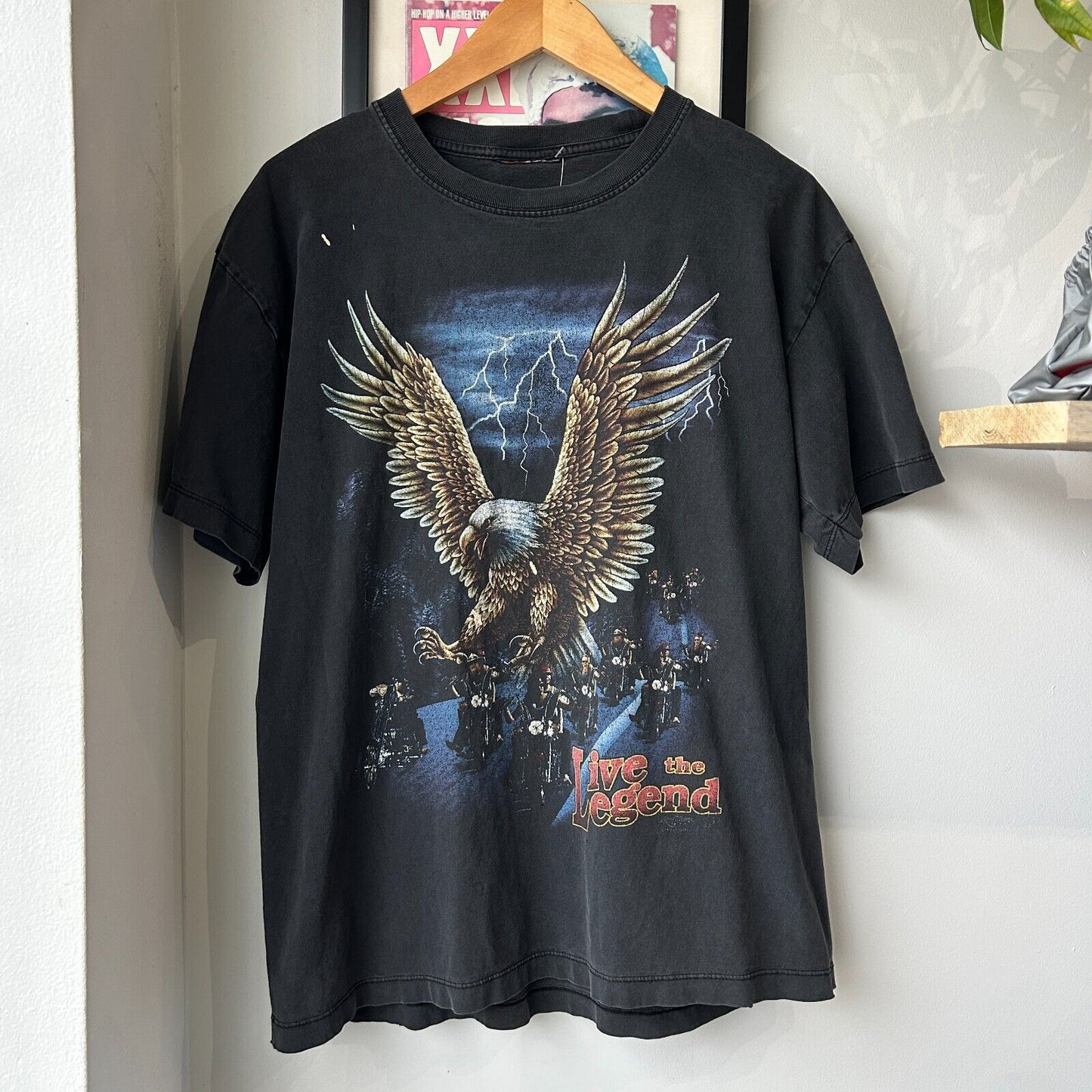 VINTAGE 90s | Harley Davidson Live The Legend Biker T-Shirt sz M/L